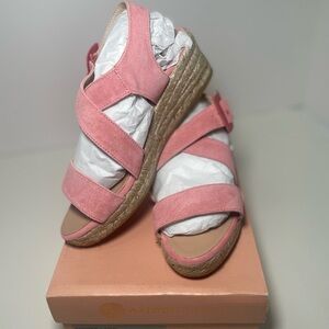 Eric Michael Lidia Pink Espadrille Sandals Size 37. Never worn.